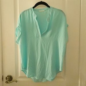 Aqua blouse